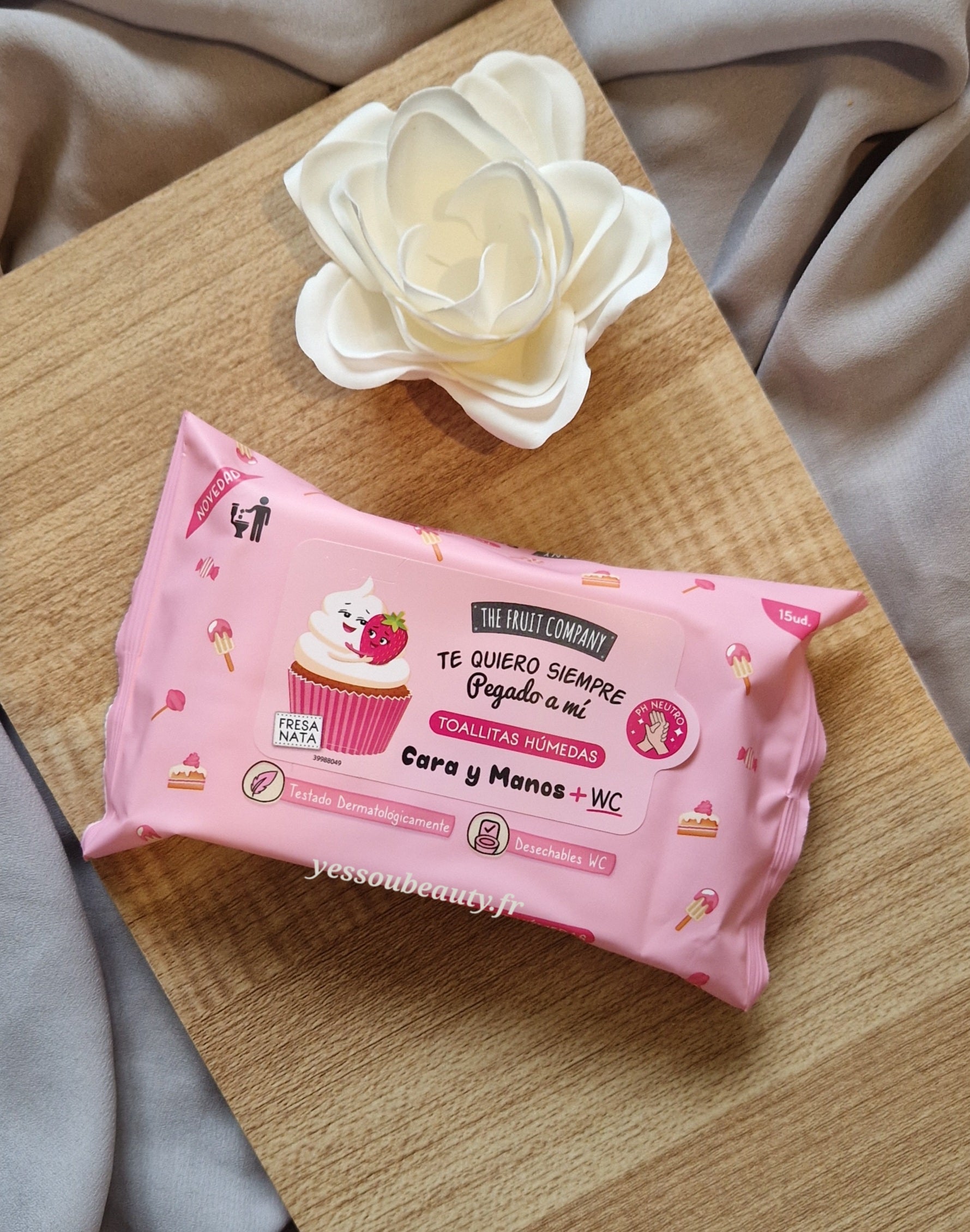Lingettes Fraise chantilly