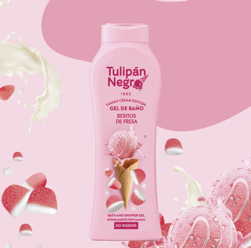 Gel Douche Crème Glacée - Bonbon fraise