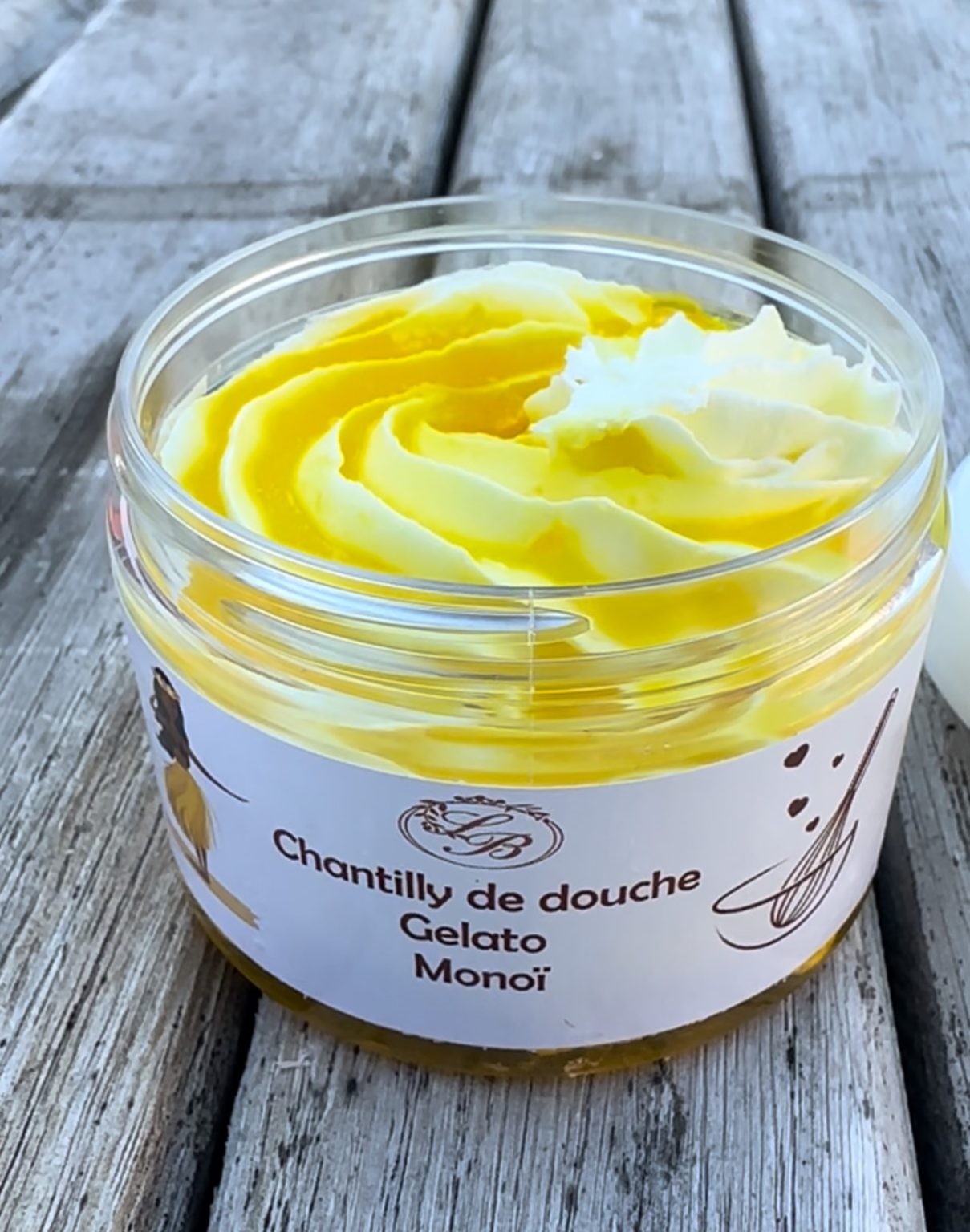 Chantilly de douche